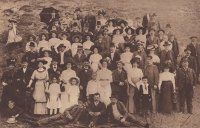Towarzystwo Jedność z Załęża na wycieczce do Ochojca w 1904 roku