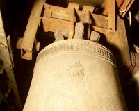Najstarszy dzwon w wieży kościoła p.w. św. Szczepana w Bogucicach